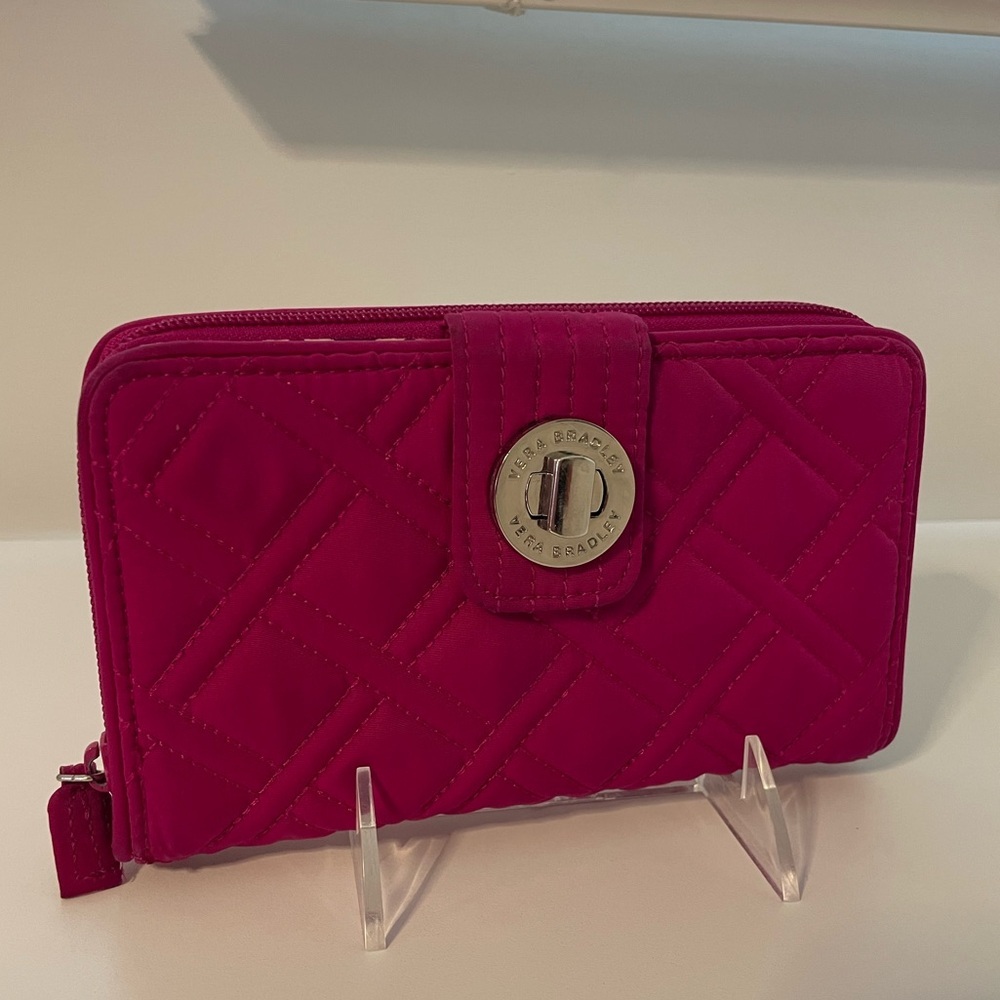 Vera Bradley Fuchsia Quilted Wallet